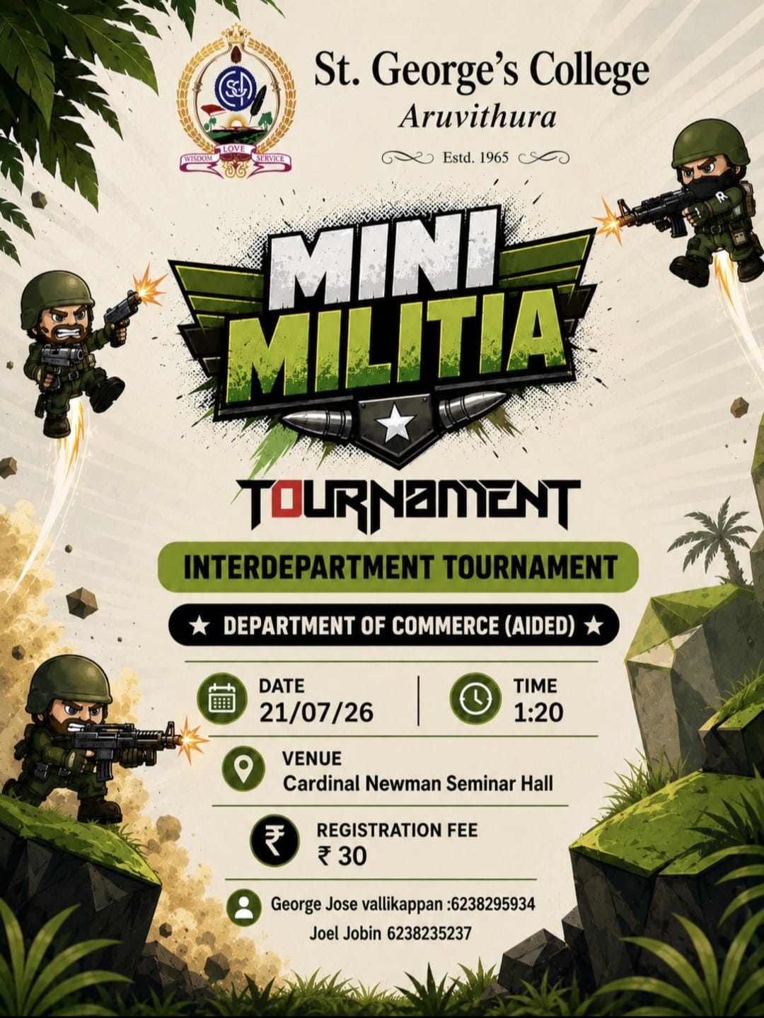 Mini Militia - Interdepartment Tournament